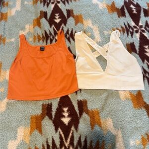 two shein crop tops